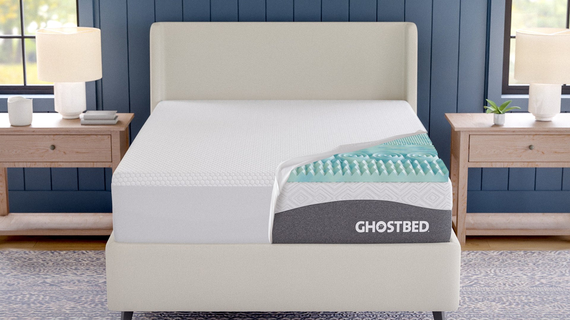 GhostBed Memory Foam Topper